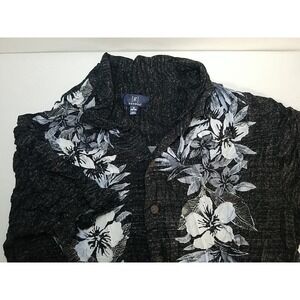 George Mens Hawaiian Shirt‎ Short Sleeve Button Up Medium Rayon
